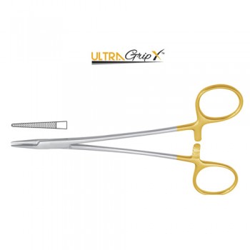 UltraGripX™ TC Microvascular Needle Holder Stainless Steel, 20 cm - 8"